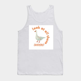 Look at all those chickens Vine merch Tank Top